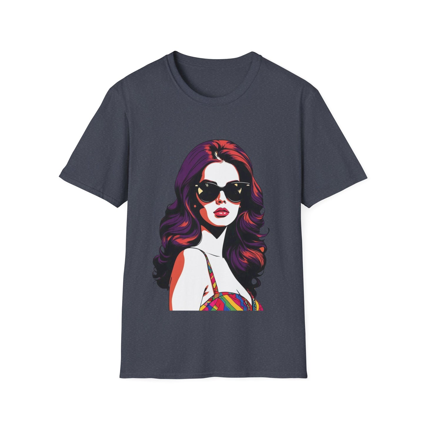 Lana Del Rey Shirt - Unisex Softstyle T-Shirt - Premium T-Shirt from STXL - Just $15.98! Shop now at STXL