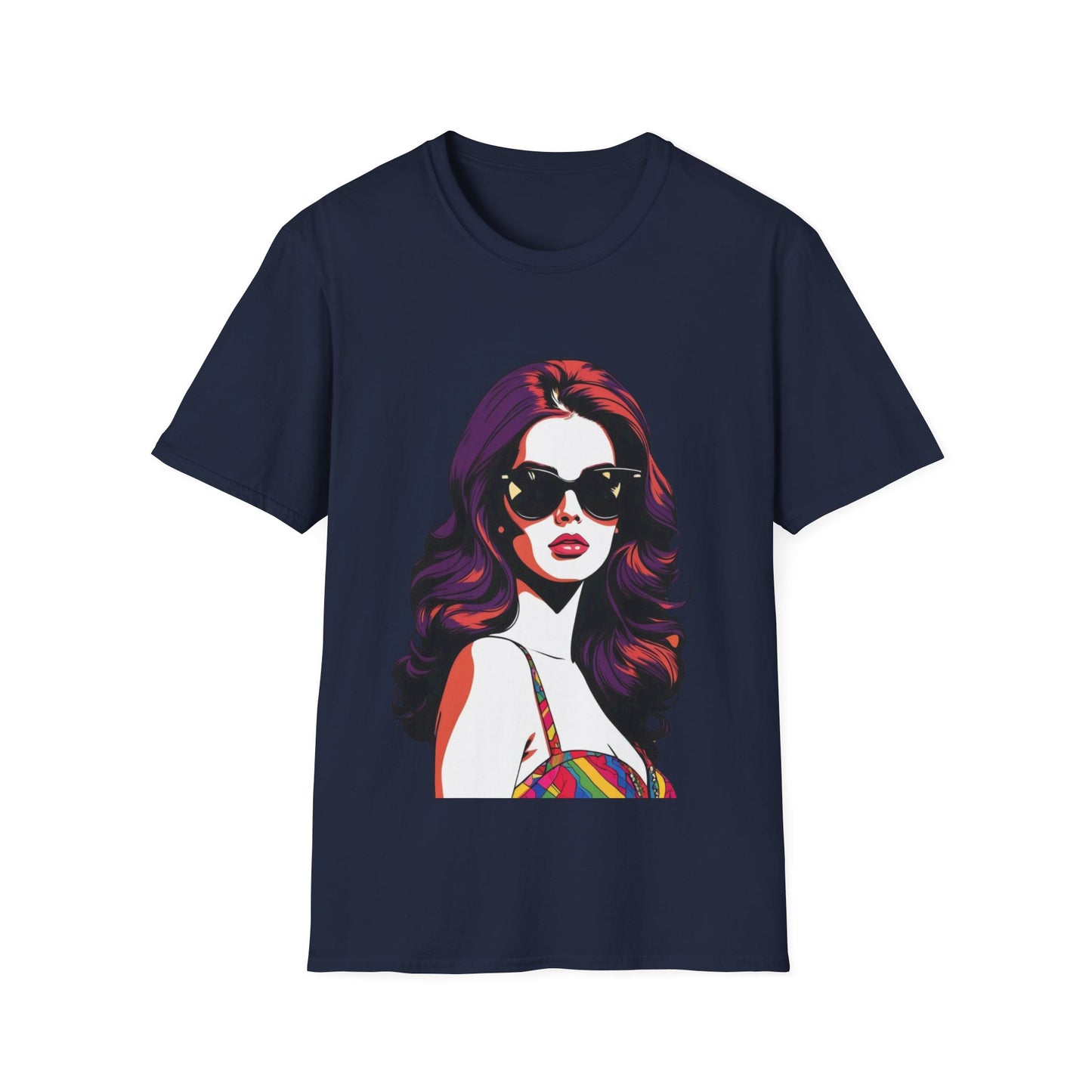 Lana Del Rey Shirt - Unisex Softstyle T-Shirt - Premium T-Shirt from STXL - Just $15.98! Shop now at STXL