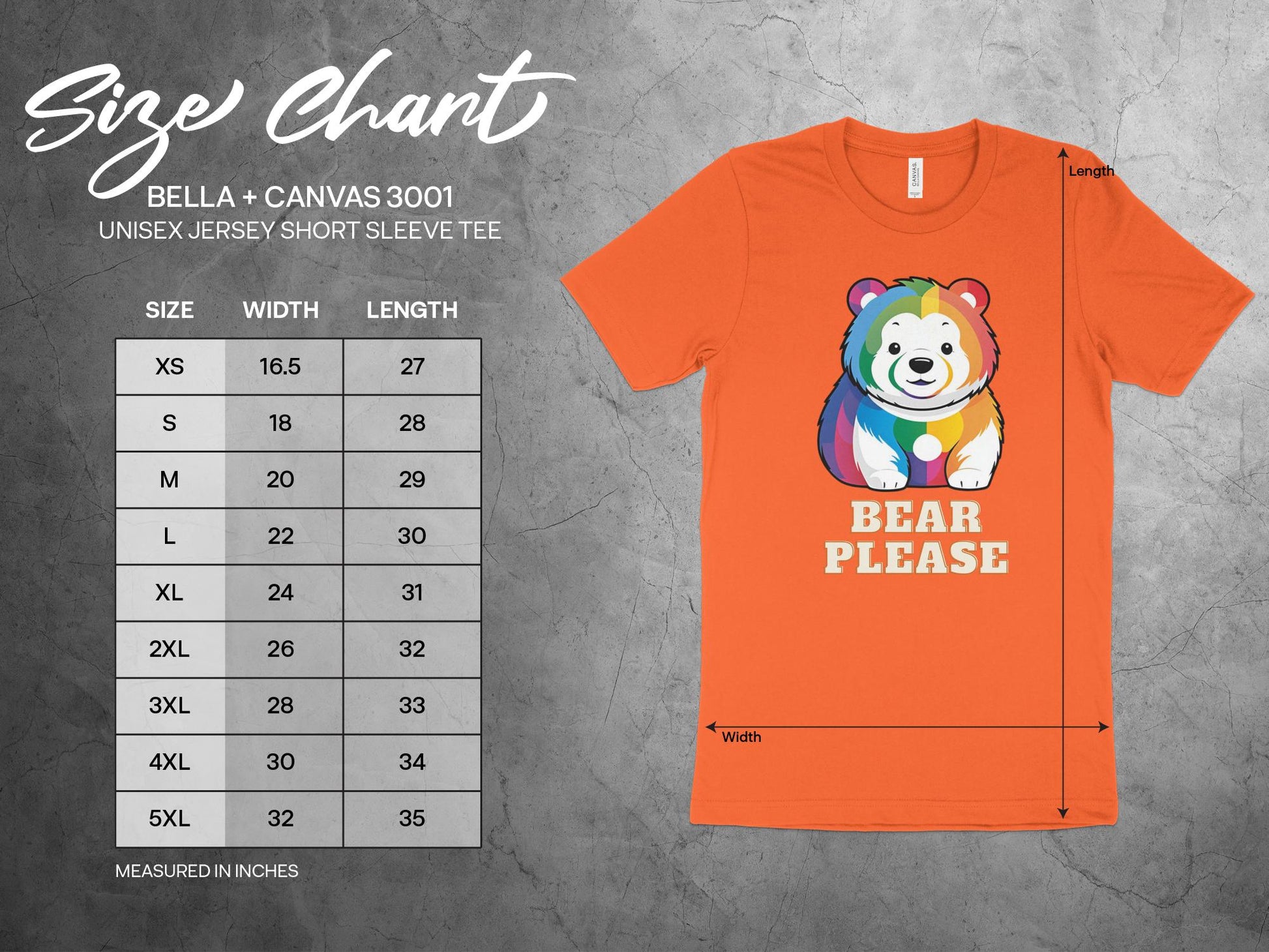 Adorable Rainbow Bear Graphic T-Shirt, Cute Bear Please Design, Fun and Colorful Animal Tee, Unique and Trendy Shirt Gift - Premium  from STXL - Just $24.99! Shop now at STXL