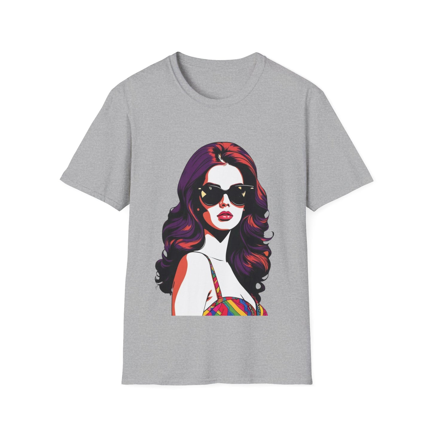 Lana Del Rey Shirt - Unisex Softstyle T-Shirt - Premium T-Shirt from STXL - Just $15.98! Shop now at STXL