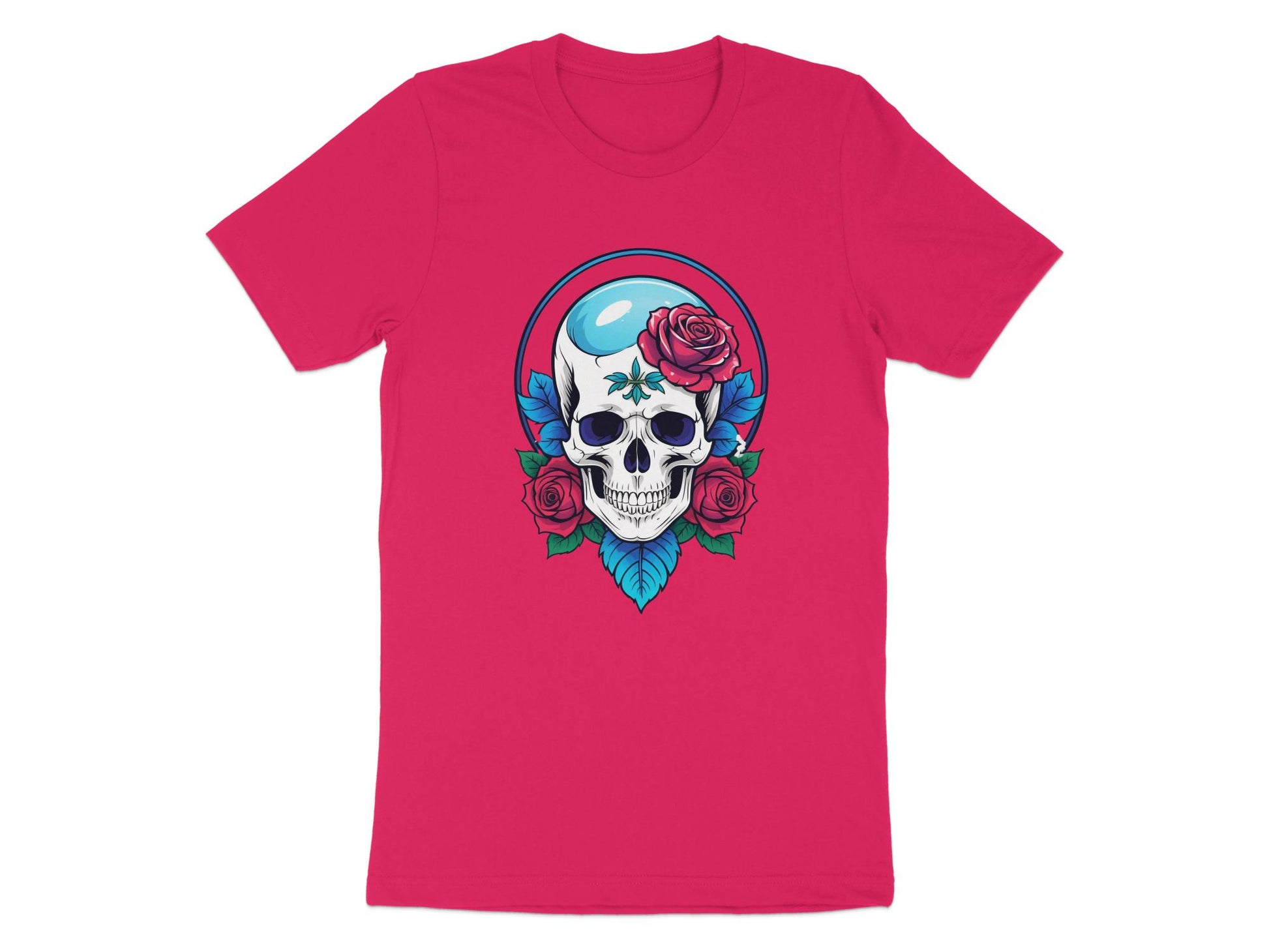 Skull and Roses Graphic T-shirt, Unisex Gothic Tee, Punk Rock Style Clothing, Edgy Fashion, Unique Gift Idea - Premium  from STXL - Just $24.99! Shop now at STXL