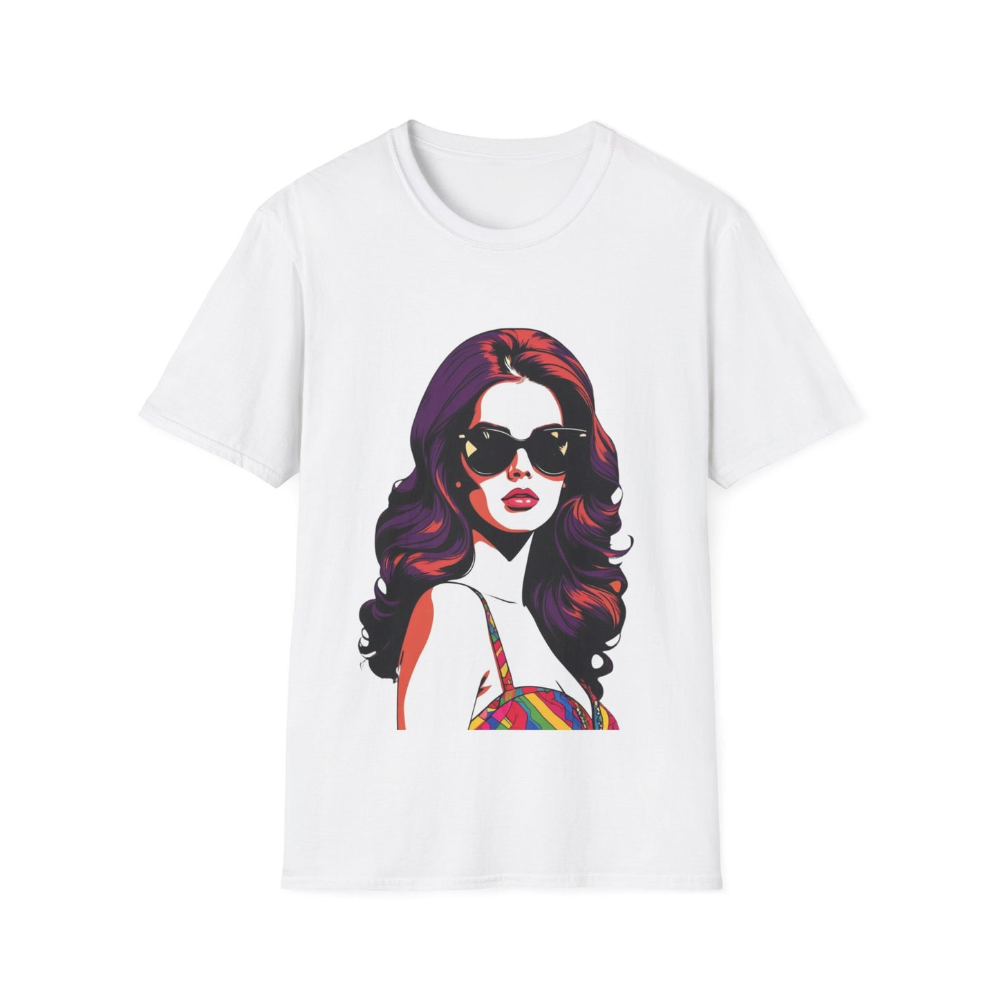 Lana Del Rey Shirt - Unisex Softstyle T-Shirt - Premium T-Shirt from STXL - Just $15.98! Shop now at STXL