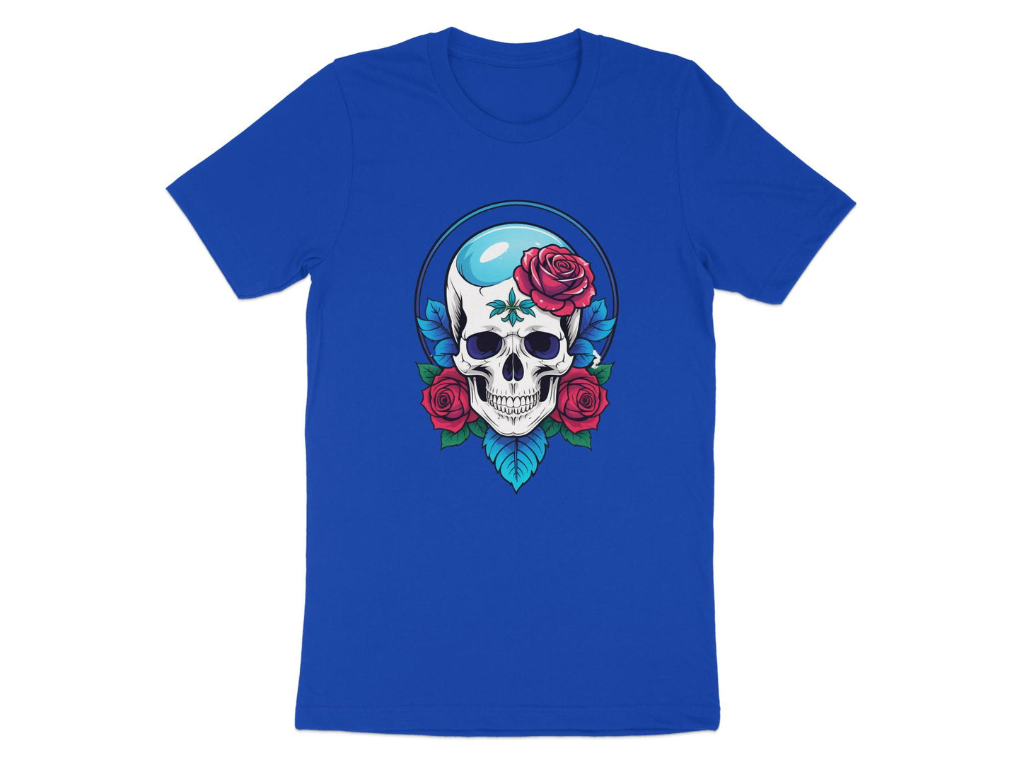 Skull and Roses Graphic T-shirt, Unisex Gothic Tee, Punk Rock Style Clothing, Edgy Fashion, Unique Gift Idea - Premium  from STXL - Just $24.99! Shop now at STXL