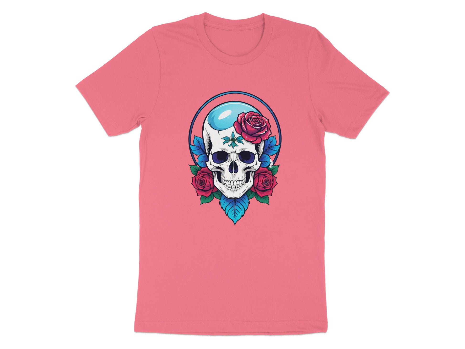 Skull and Roses Graphic T-shirt, Unisex Gothic Tee, Punk Rock Style Clothing, Edgy Fashion, Unique Gift Idea - Premium  from STXL - Just $24.99! Shop now at STXL